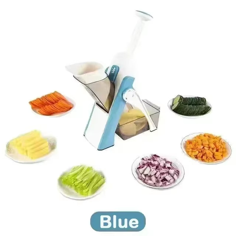 1Pc Manual Slicer Multifunction Adjustable Vegetable Food Household Chopper and Potato Grinder Veggie Chopper Kitchen Tools