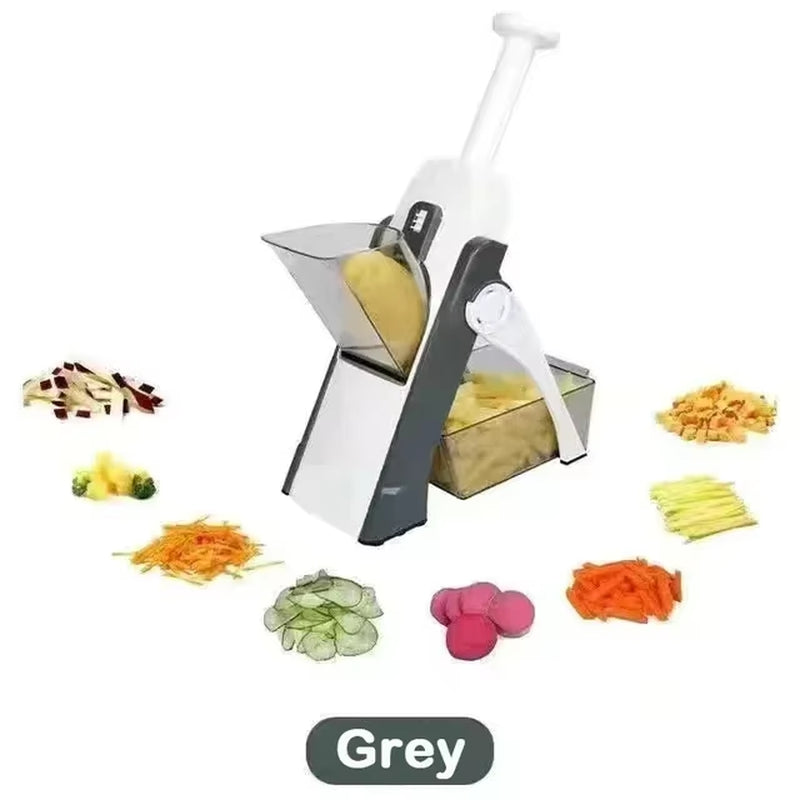 1Pc Manual Slicer Multifunction Adjustable Vegetable Food Household Chopper and Potato Grinder Veggie Chopper Kitchen Tools