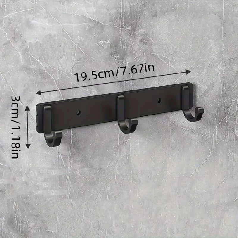 Suitable for Bathroom, Living Room, Kitchen, Modern Wall Rod Storage Hooks, Kitchenware Storage Racks, Kitchen Accessories