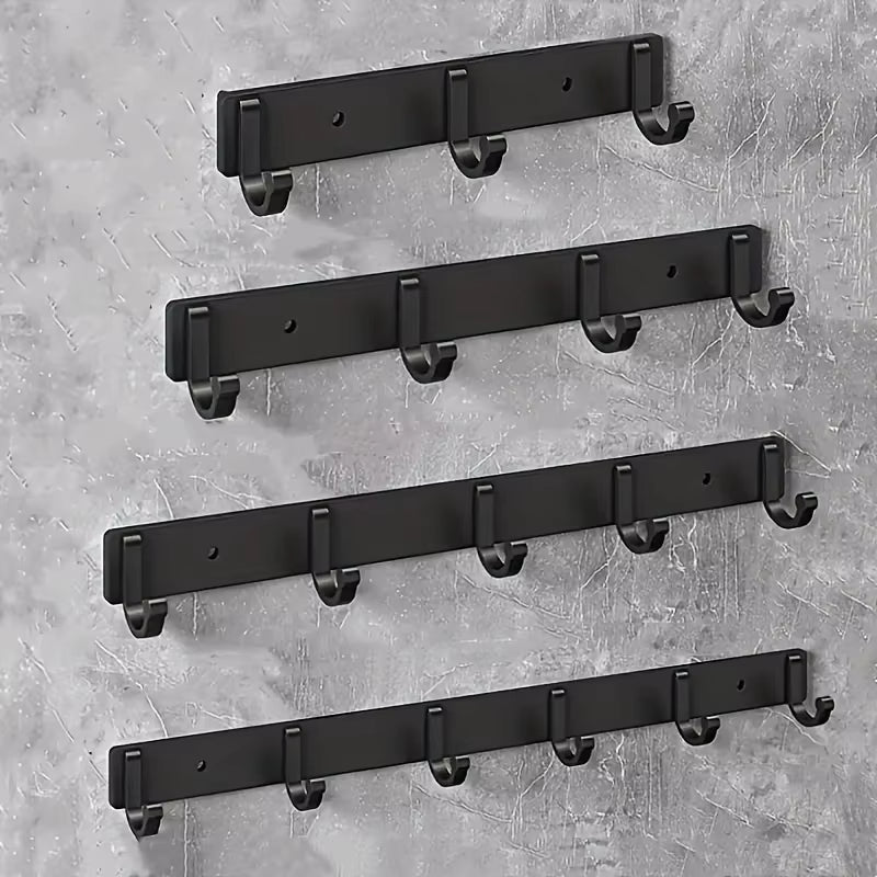 Suitable for Bathroom, Living Room, Kitchen, Modern Wall Rod Storage Hooks, Kitchenware Storage Racks, Kitchen Accessories