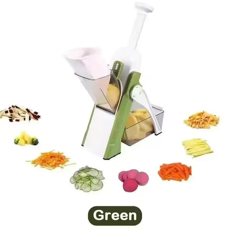 1Pc Manual Slicer Multifunction Adjustable Vegetable Food Household Chopper and Potato Grinder Veggie Chopper Kitchen Tools