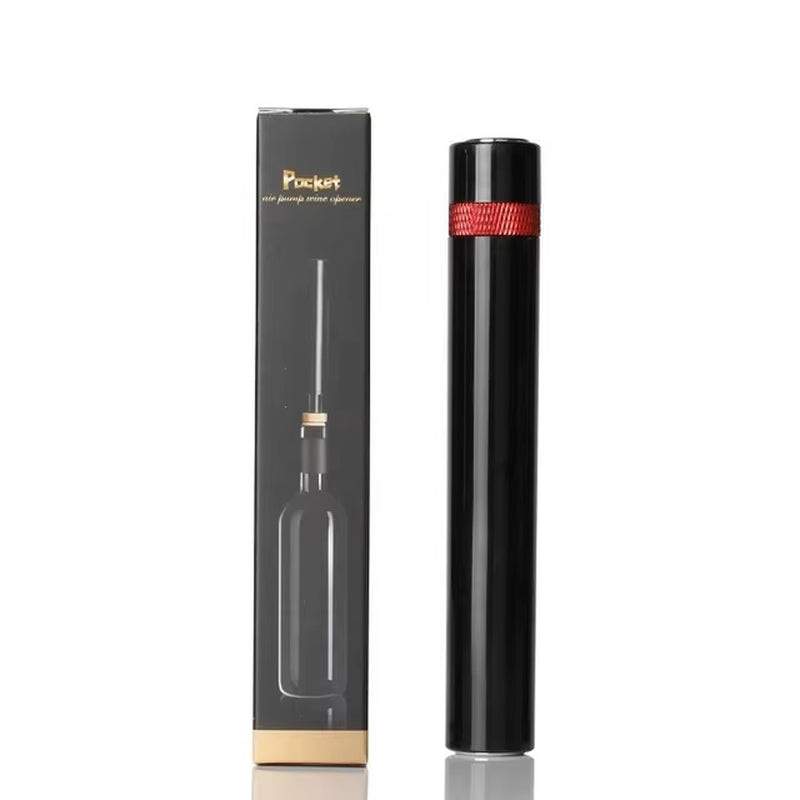 Wine Opener Air Pump Pressure Vacuum Wine Bottle Corkscrew Stainless Steel Pin Type Cork Out Tool Wine Opener Bar Accessories